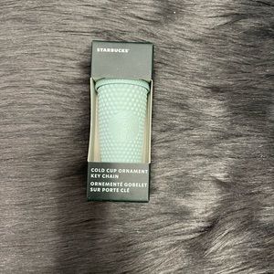 Starbucks matte mint keychain